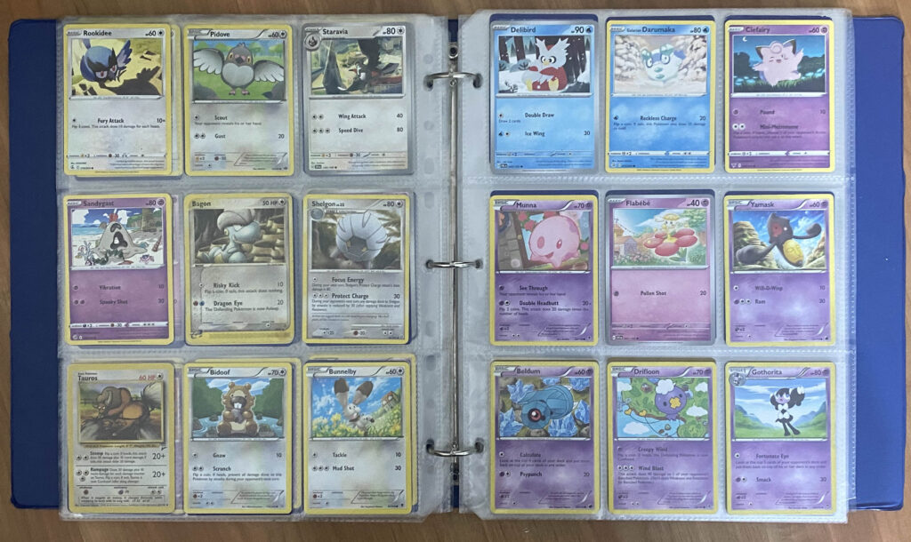 Binder of Pokemon Cards